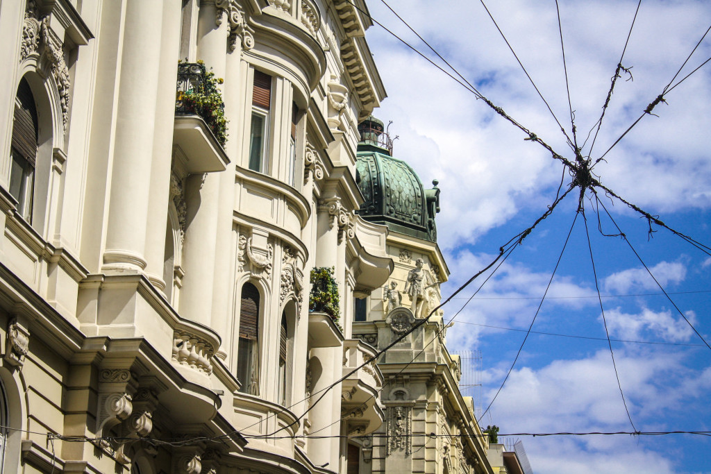 Stari Grad - the architecture of the old town of Belgrade, Serbia