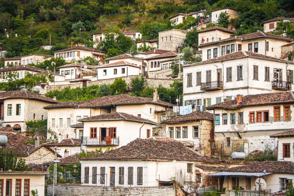 The Gorica district of Berat, Albania: the town of a thousand windows