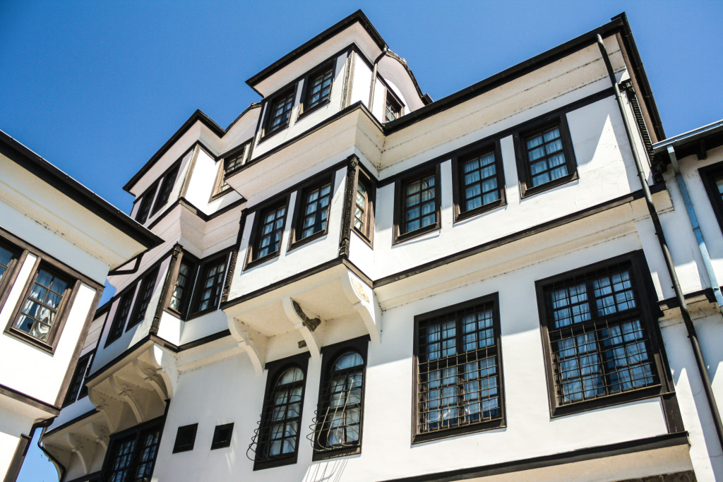 Robevi house in Ohrid, Macedonia - an excellent example of Ottoman influenced Macedonian architecture