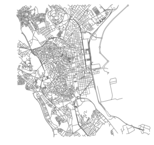 OSMnx: Tunis Tunisia networkx street network in Python from OpenStreetMap