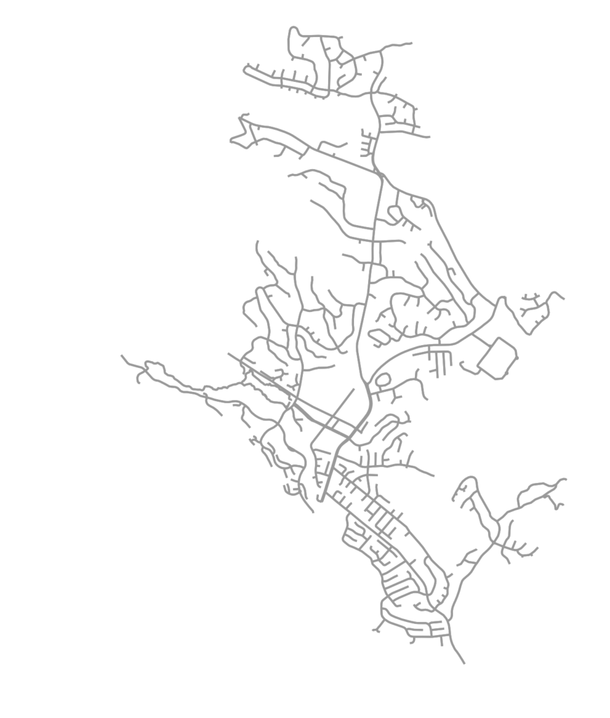 Moraga, California street network OSMnx OpenStreetMap Python