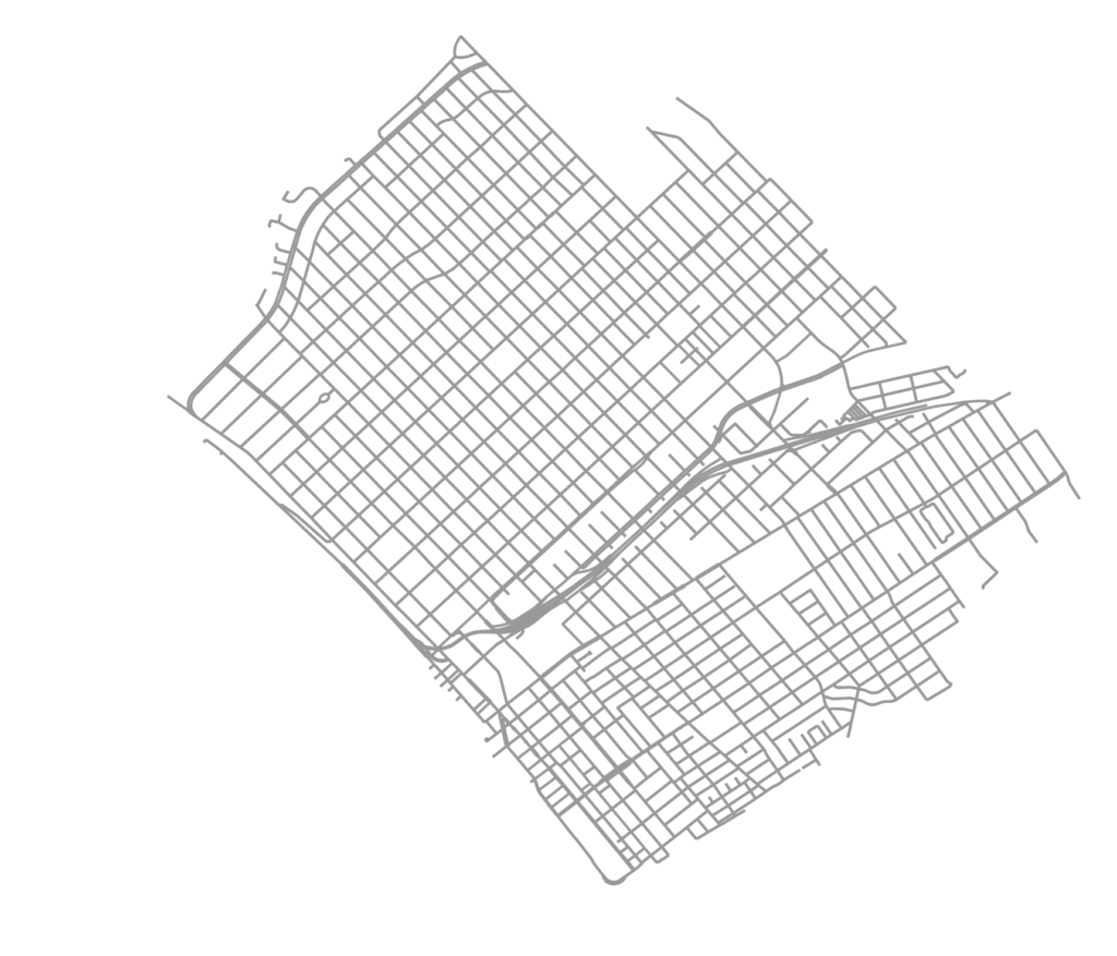 Santa Monica, California street network OSMnx OpenStreetMap Python