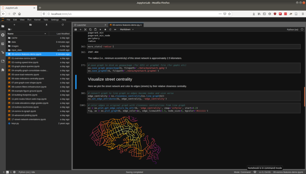 Jupyter notebook JupyterLab user interface